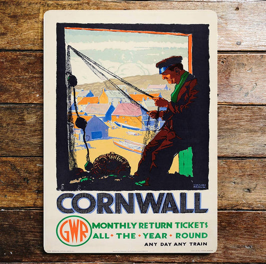 Cornwall Great Western Railway | Metal Sign Plaque