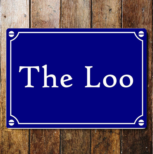 Loo Toilet Seat | Metal Sign Plaque
