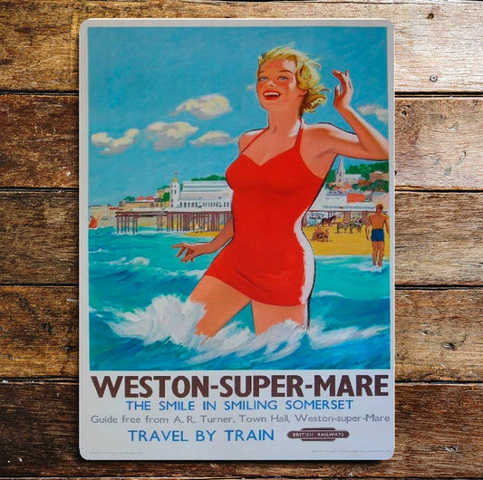 WestonSuperMare Smile In Smiling | Metal Sign