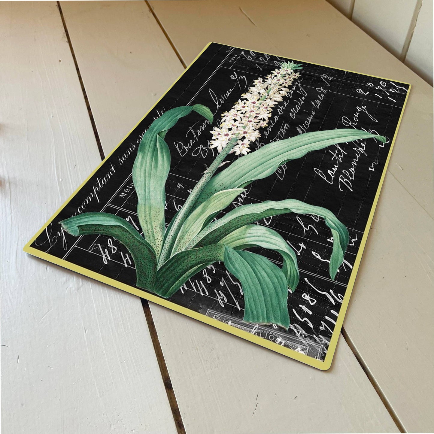 White Flowers | Metal Humour Wall Sign