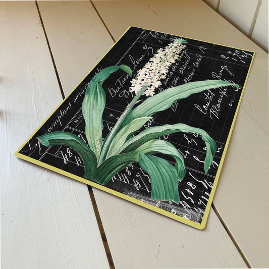 White Flowers | Metal Humour Wall Sign