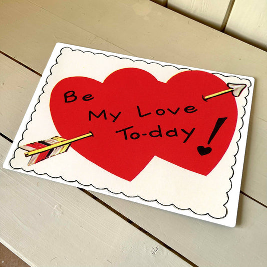 Be Mine valentine, | Metal Travel Wall Sign
