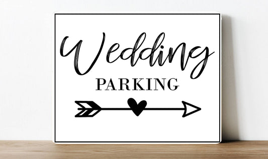 Wedding Parking | Metal Sign Plaque