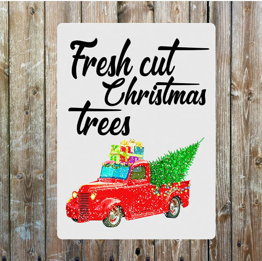 Christmas trees for sale | Metal Sign Plaque
