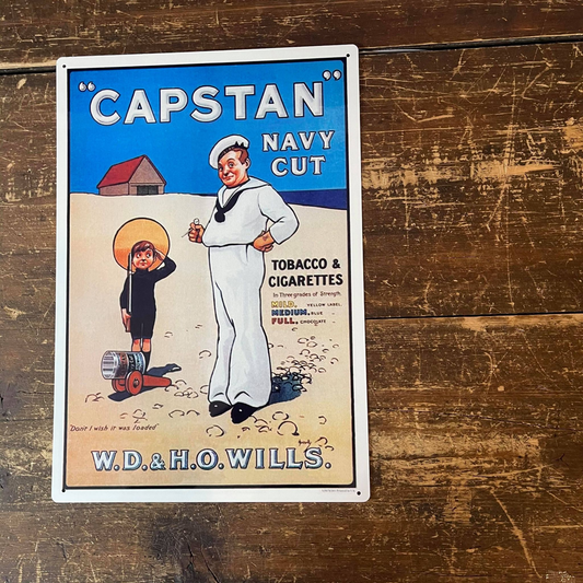 Capstan Navy Cut Tobacco & Cigarettes | Metal Sign