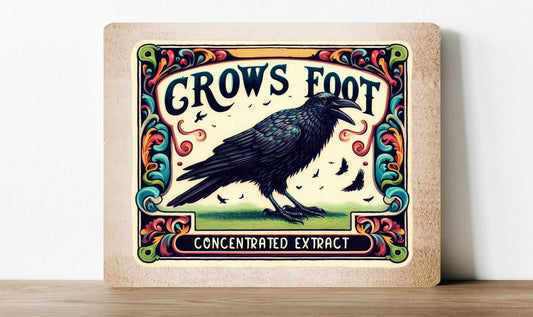 Crows Foot Halloween | Metal Sign Plaque