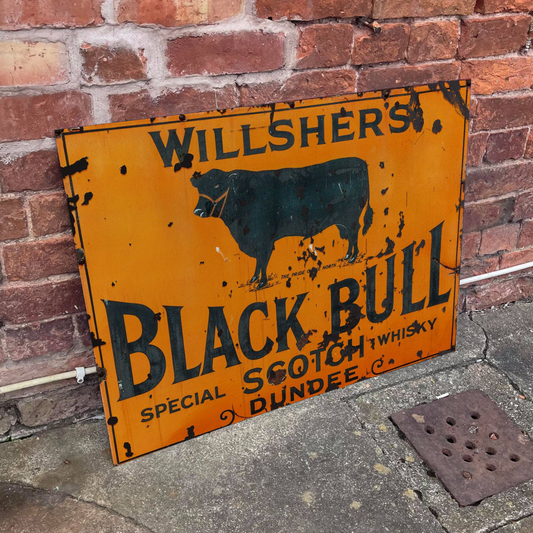 Black Bull Scotch Farmhouse | Metal Advertising Wall Sign