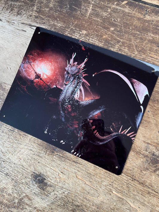 Dragon Fire | Metal Wall Sign