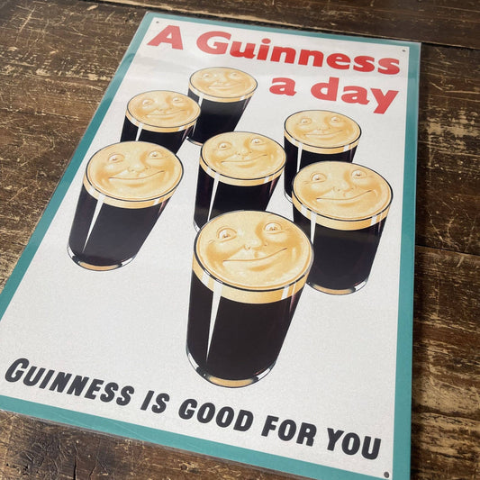 A Guinness A Day good for you | Metal Sign