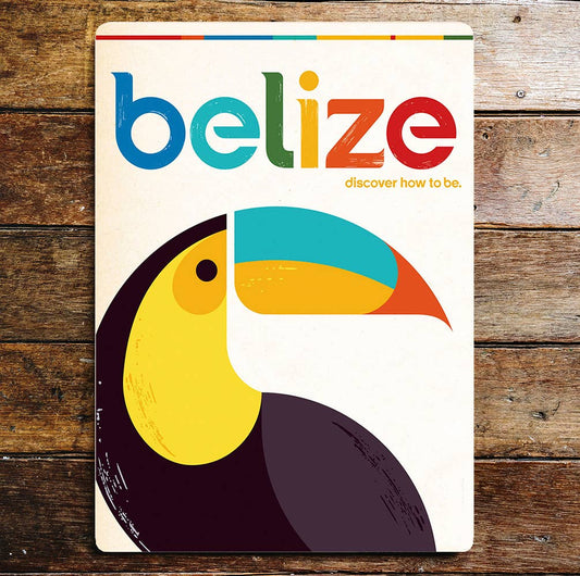 Belize Bird | Metal Wall Sign Plaque