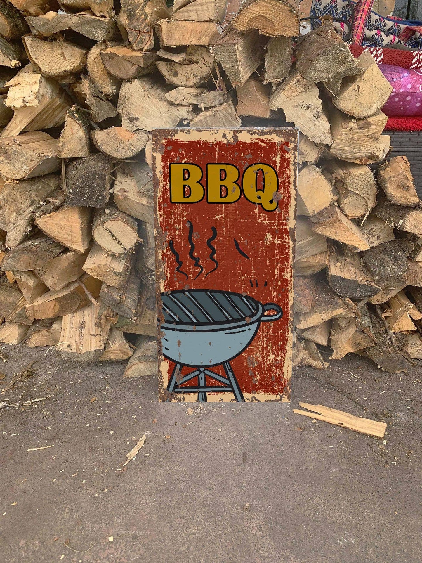 BBQ Barbeque | Metal Wall Sign