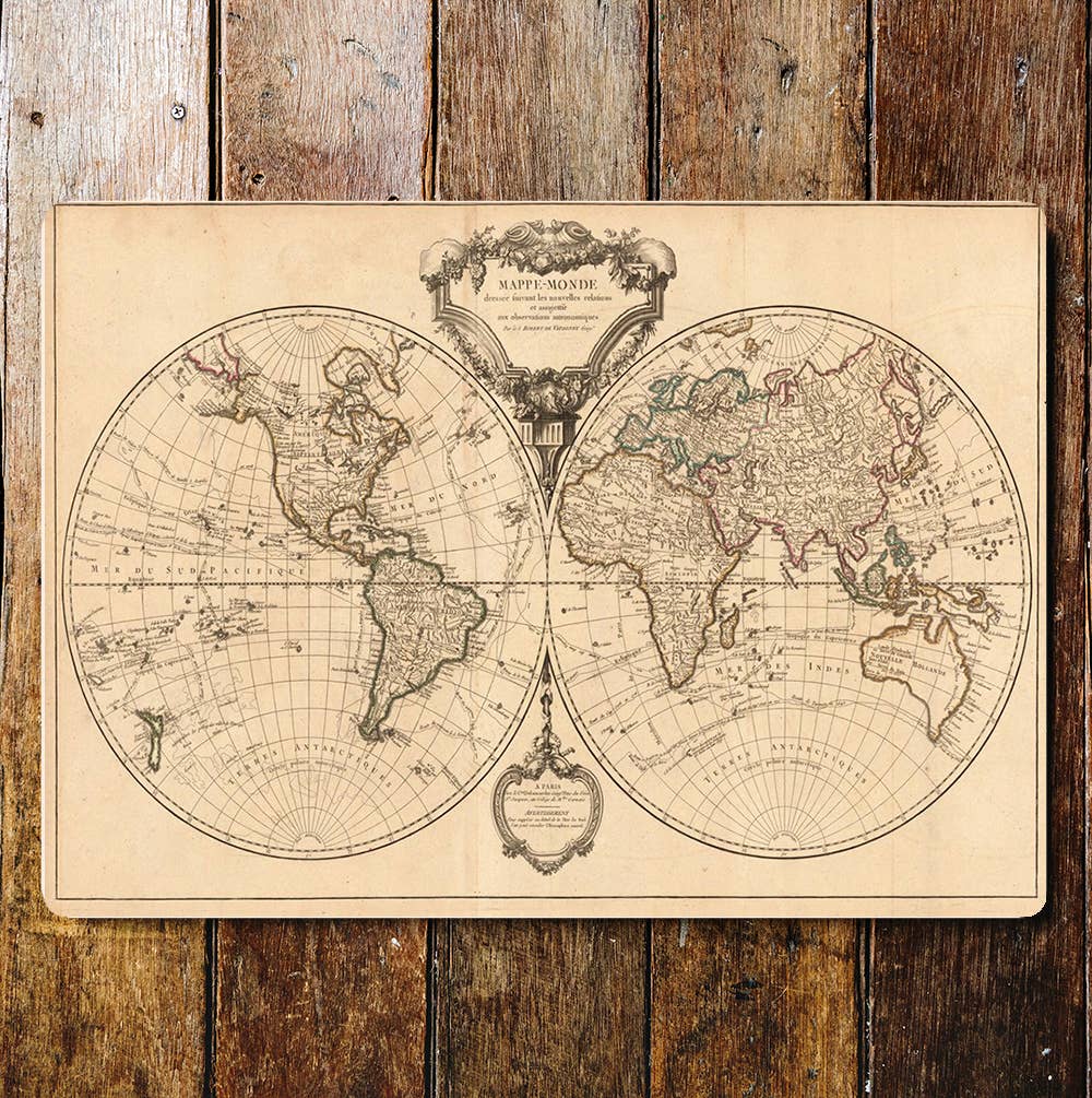 World Map | Metal Wall Sign