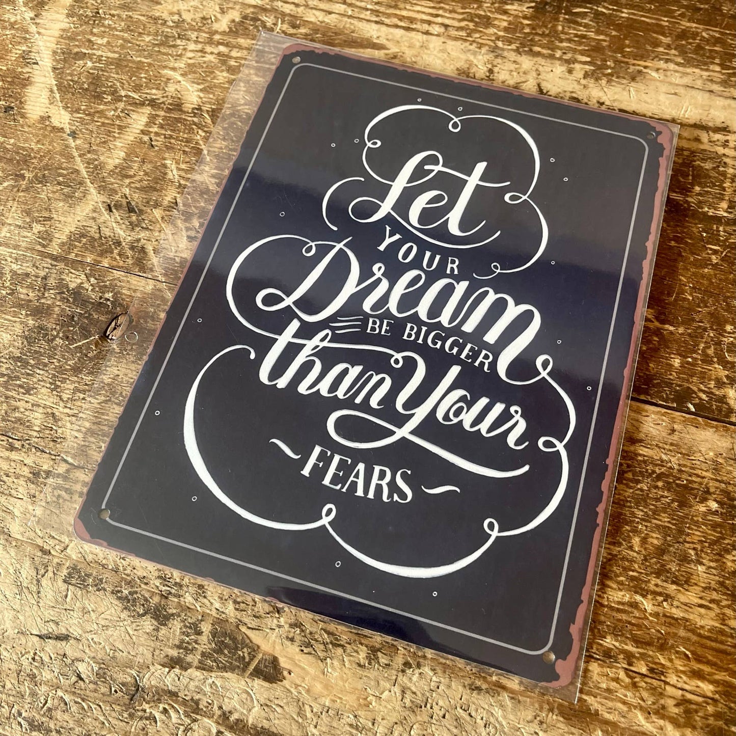Let Your Dreams | Metal Sign Plaque