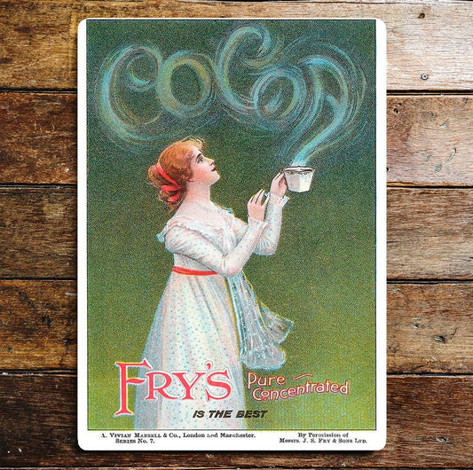 Frys Cocoa Pure Concentrated Is The Best | Metal Sign