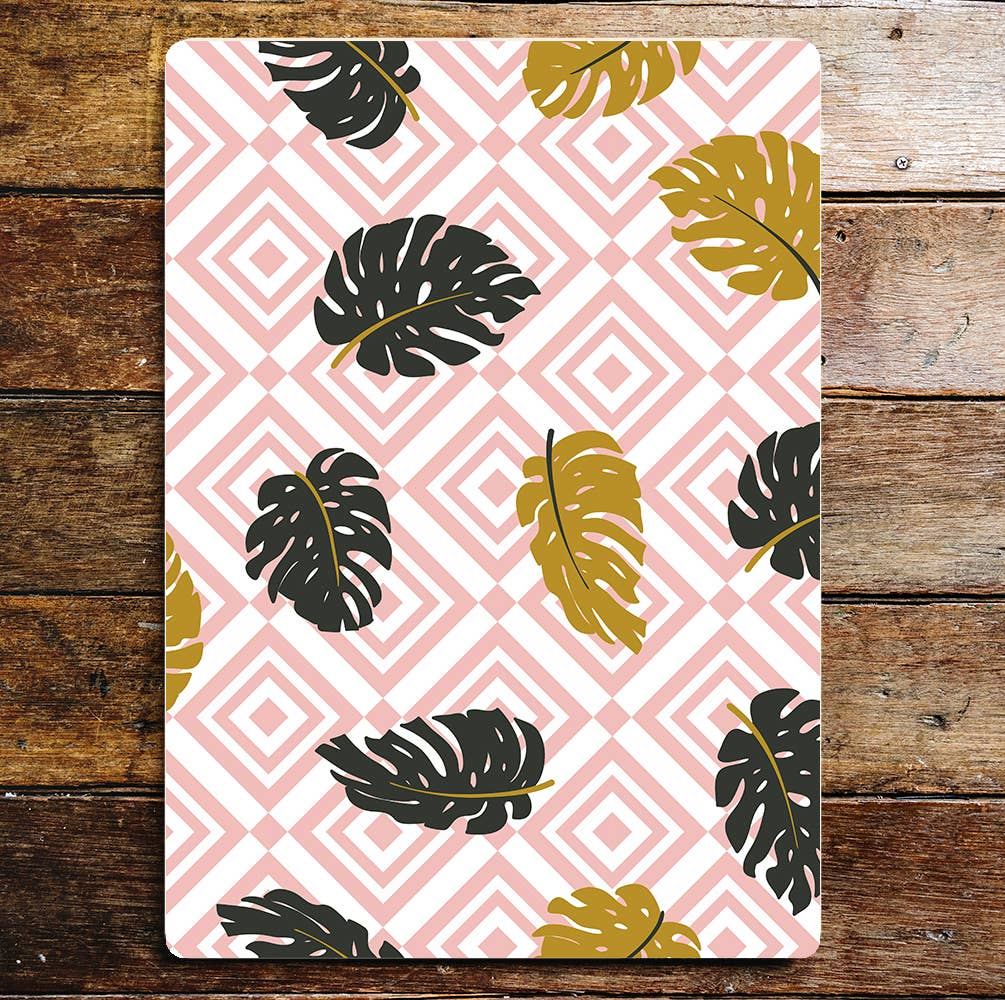 Autumn Feel Pattern Art | Metal Sign Plaque