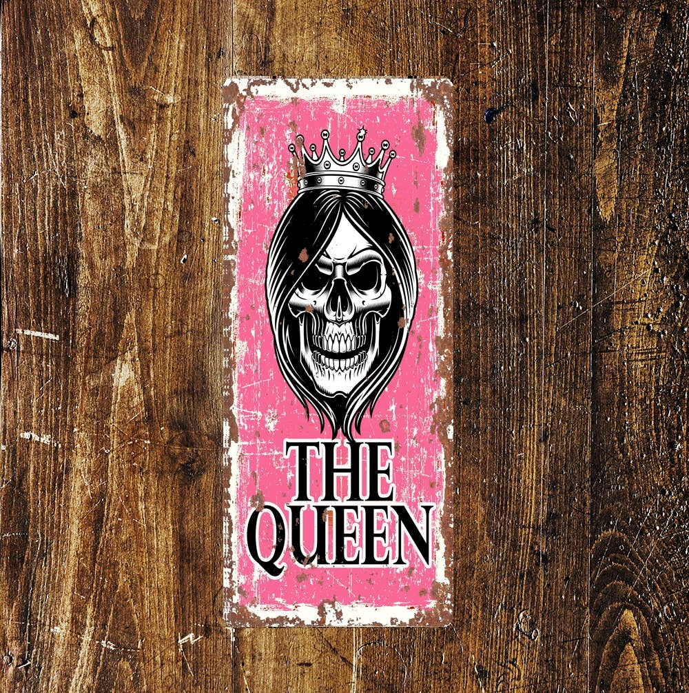 The Queen Skull | Metal Sign