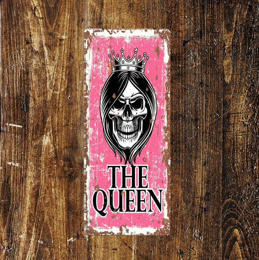 The Queen Skull | Metal Sign