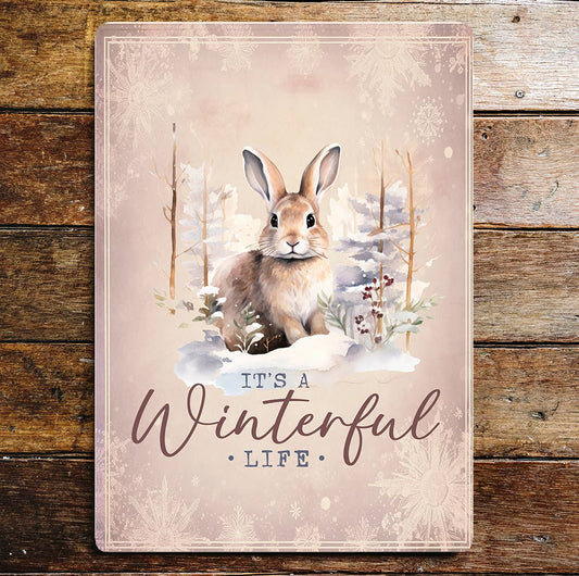 It's a Winterful Life | Metal Sign Plaque