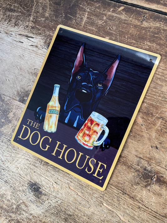 THE DOG HOUSE ANY DOG pub bar Custom Metal Sign