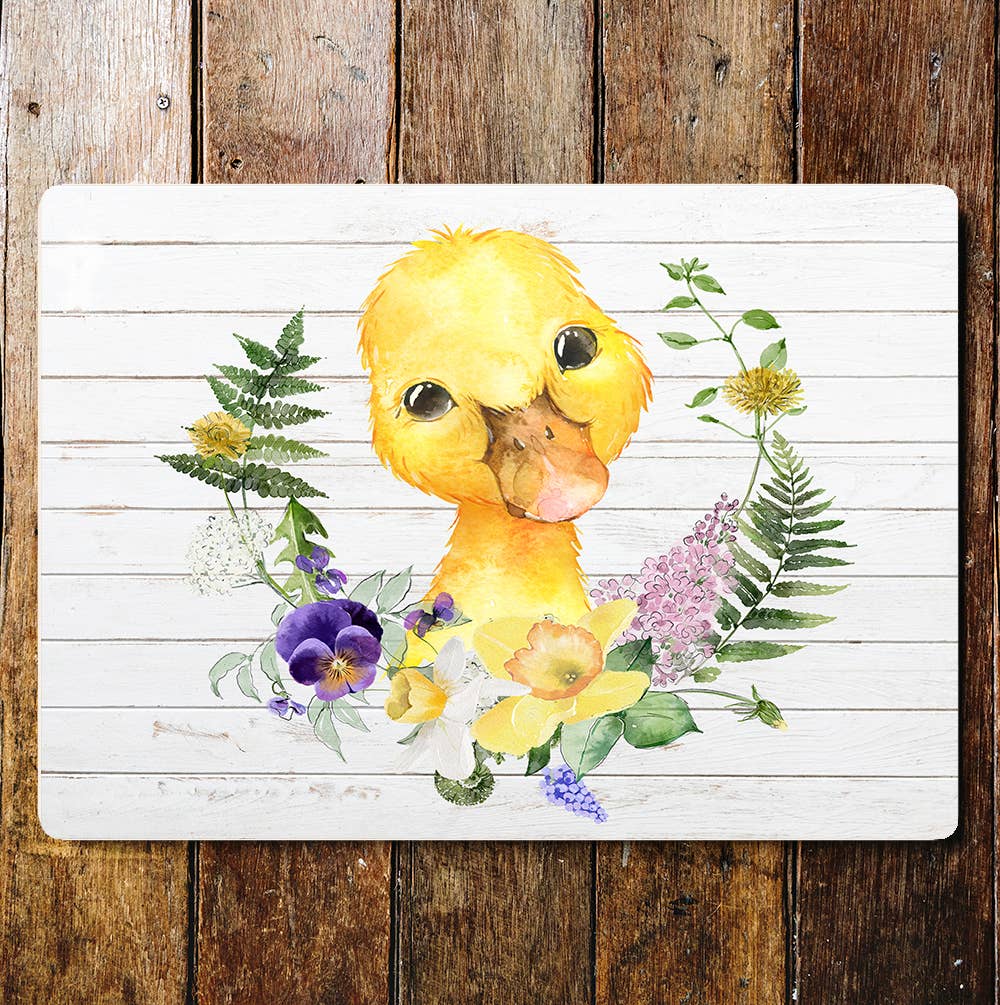 Farm Cute Day Old Duckling Art | Metal Sign Plaque