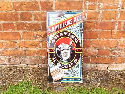 Shaving Soap j.b.williams 24 | Metal Wall Sign