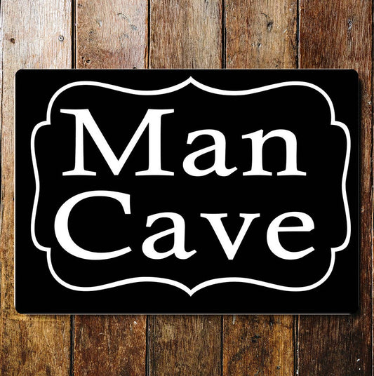 Man Cave Door Sign | Metal Art Wall Sign