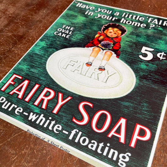 Fairy Soap purewhitefloating | Metal Wall Sign