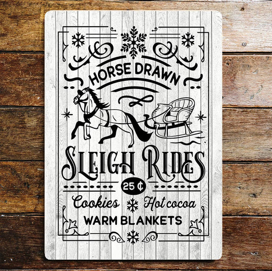 Horse Drawn Notice Art | Metal Sign Plaque