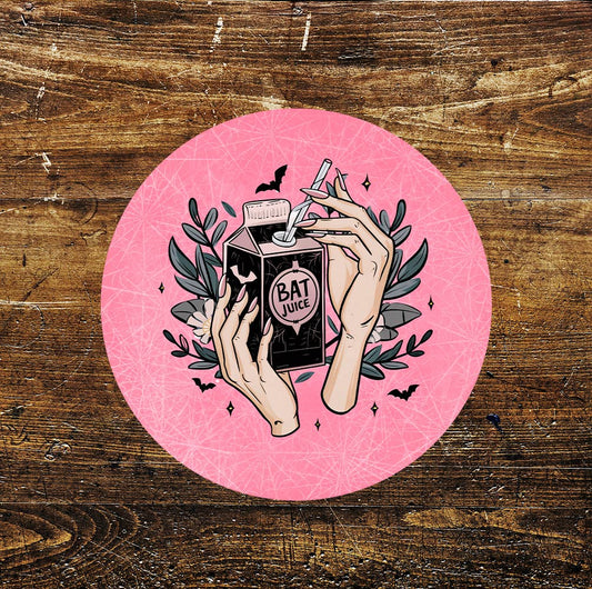 Witch Potion Scary Halloween Spooky Circle Metal Sign