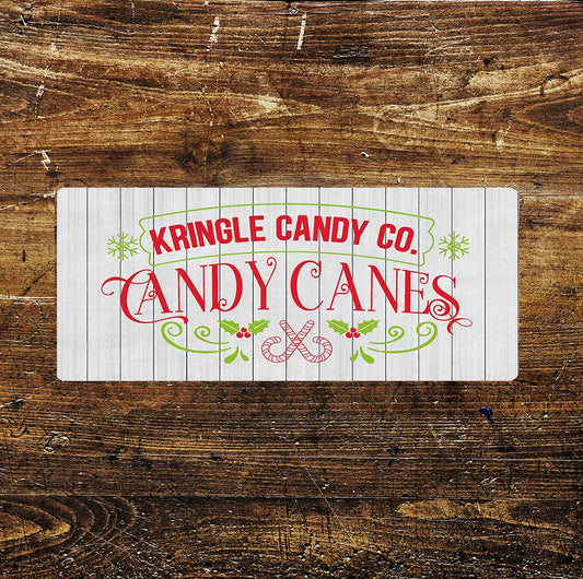 Candy Canes Sweets | Metal Sign