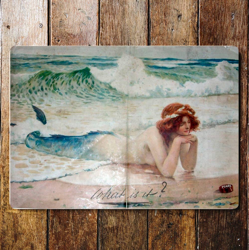 Pears Soap what is it mermaid Metal Sign