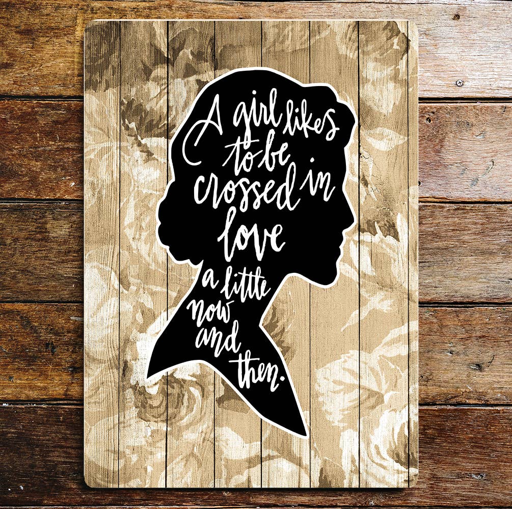 Jane Austen A Girl Likes | Metal Wall Sign