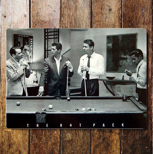 The Rat Pack Metal Sign
