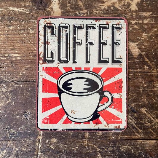 Coffee | Metal Vintage Wall Sign