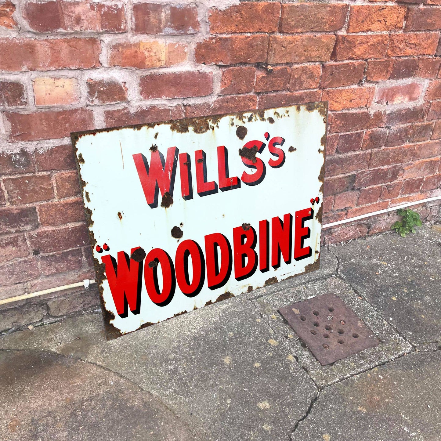 Wills Woodbine | Metal Advertising Wall Sign