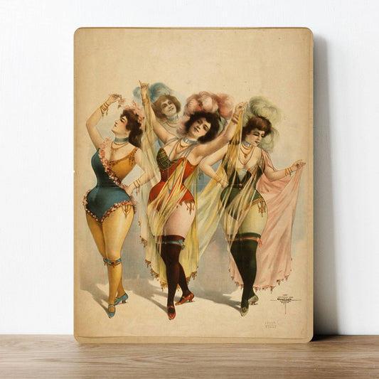 British Burlesque Girls | Metal Sign Plaque