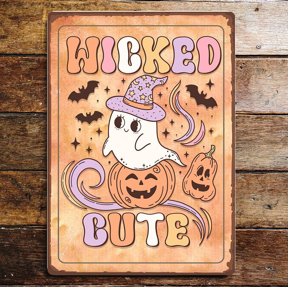 Halloween fun Wicked Art | Metal Sign Plaque