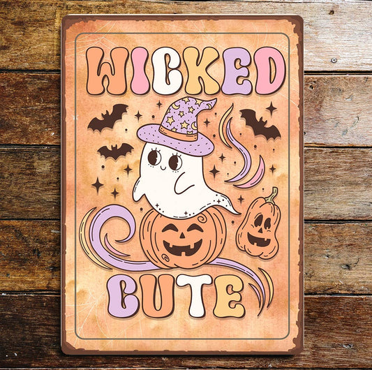 Halloween fun Wicked Art | Metal Sign Plaque