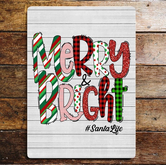 Merry & Bright Christmas | Metal Wall Sign (Copy)