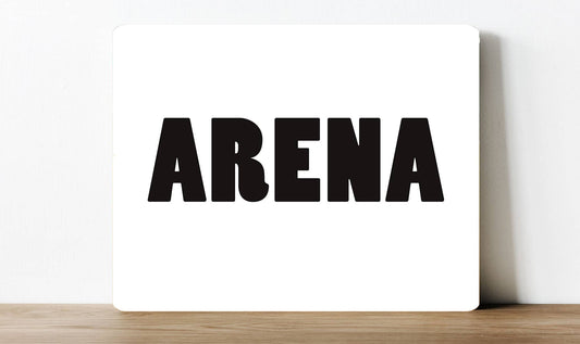 Arena Concert Music Football Game Show | Metal Sign Plaque