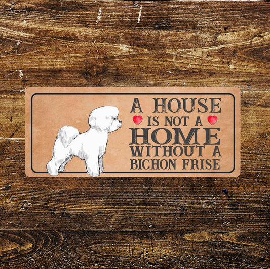 bichon frise Dog | Metal Sign Plaque