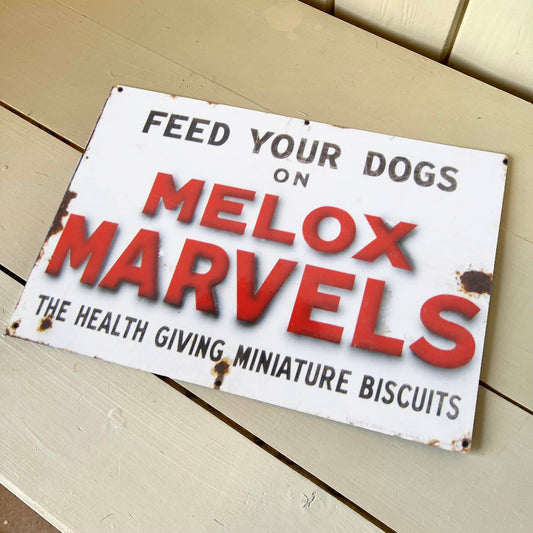 Melox Marvels Dog The Food of dogs | Metal Sign