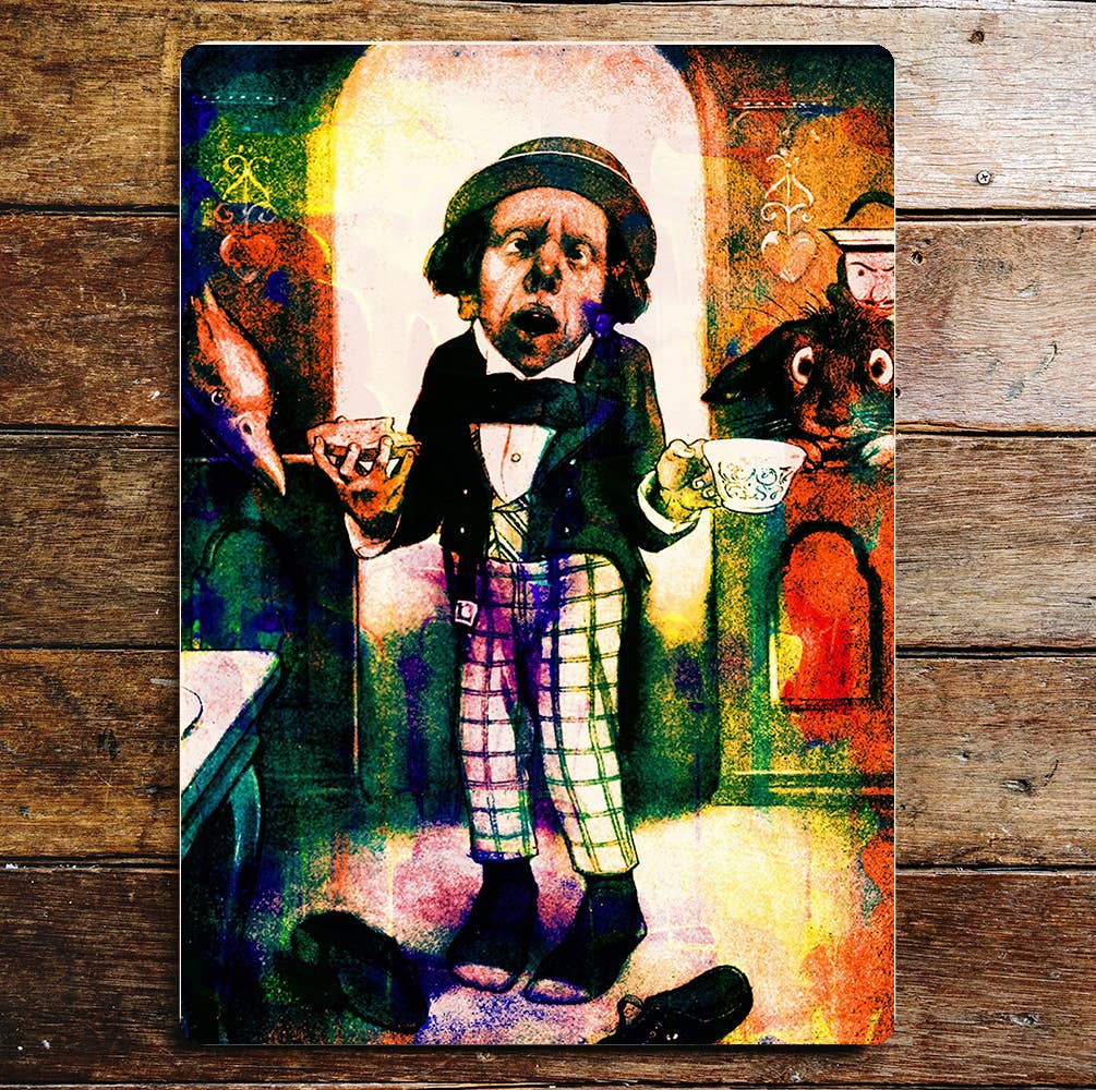 Alice in Wonderland Tea Party Guests | Metal Sign Plaque