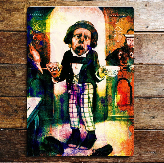 Alice in Wonderland Tea Party Guests | Metal Sign Plaque