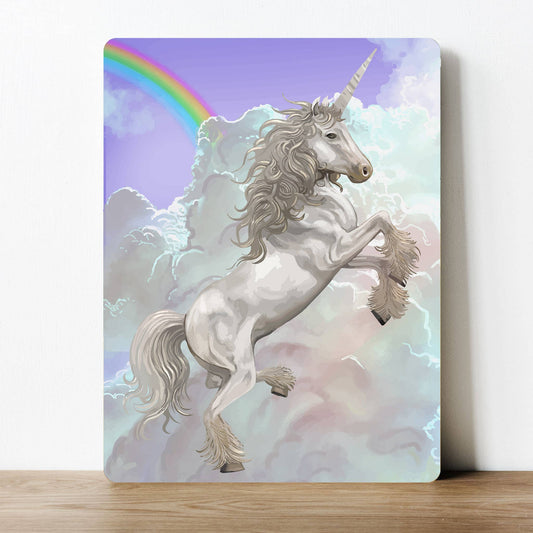 Unicorn Magic Rainbow | Metal Sign Plaque