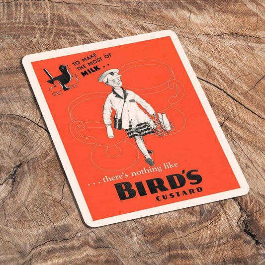 There's Nothing Like Birds Custard Metal Wall Sign