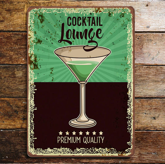 cocktail lounge | Metal Wall Sign