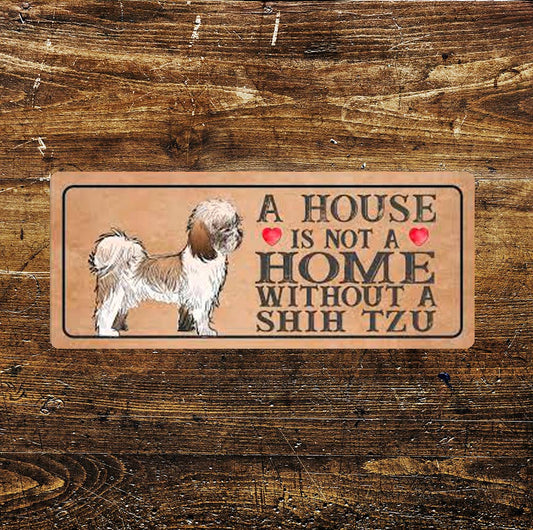 Shih tzu Dog | Metal Sign Plaque