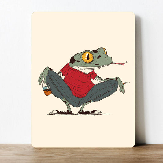 Lizard man | Metal Sign Plaque