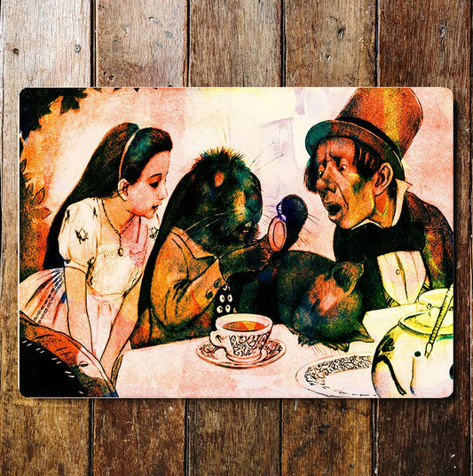 Alice in Wonderland Tea Party | Metal Sign Plaque